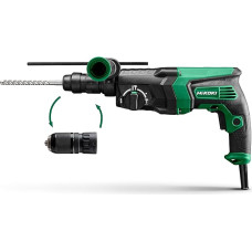 HIKOKI Drill and Chisel Hammer, DH26PMCWSZ (in Transport Case) (830 Watt) (SDS-plus) 240 V incl. 13 mm SSBF