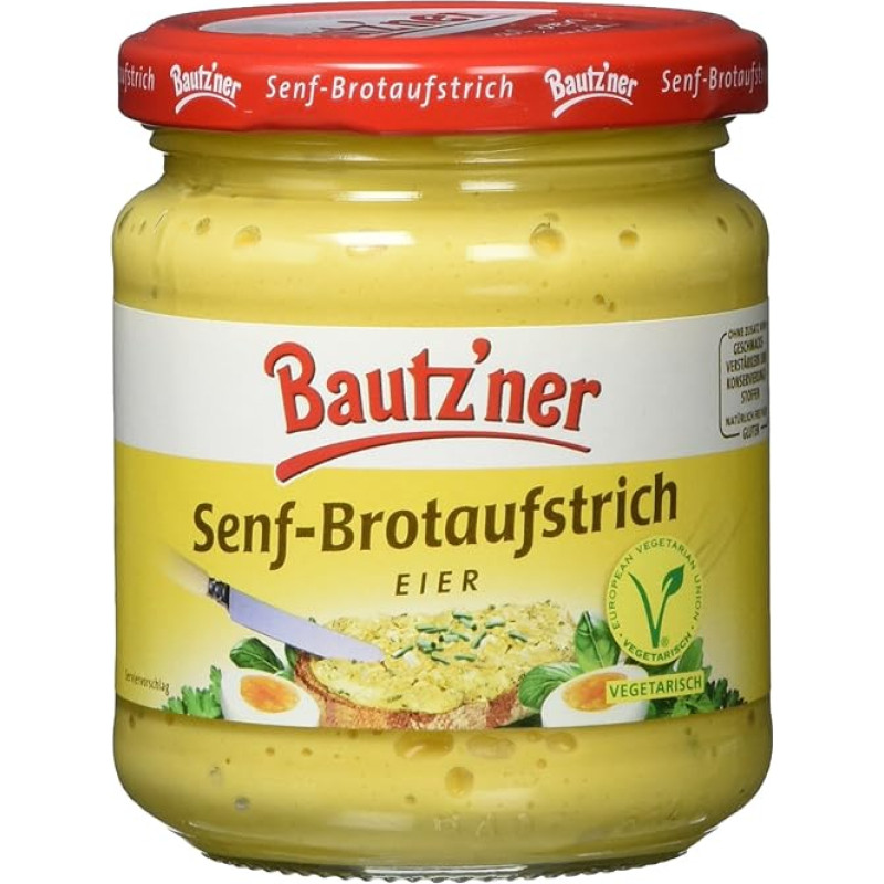 Bautz'ner duonos tepinys garstyčių kiaušinis 200 ml