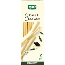 Byodo Grissini Classico 125 g - Crispy Organic Italian Bread Sticks, 100% Organic Ingredients, Extra Virgin Olive Oil, According to Traditional Family Recipe, Vegan Snack