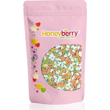 Honeyberry Easter Sprinkles Mix 200 g - Natural Edible Easter Sprinkles for Cake Decoration - Easter Confetti Decoration, Easter Sugar Sprinkles of Cakes and Dessert