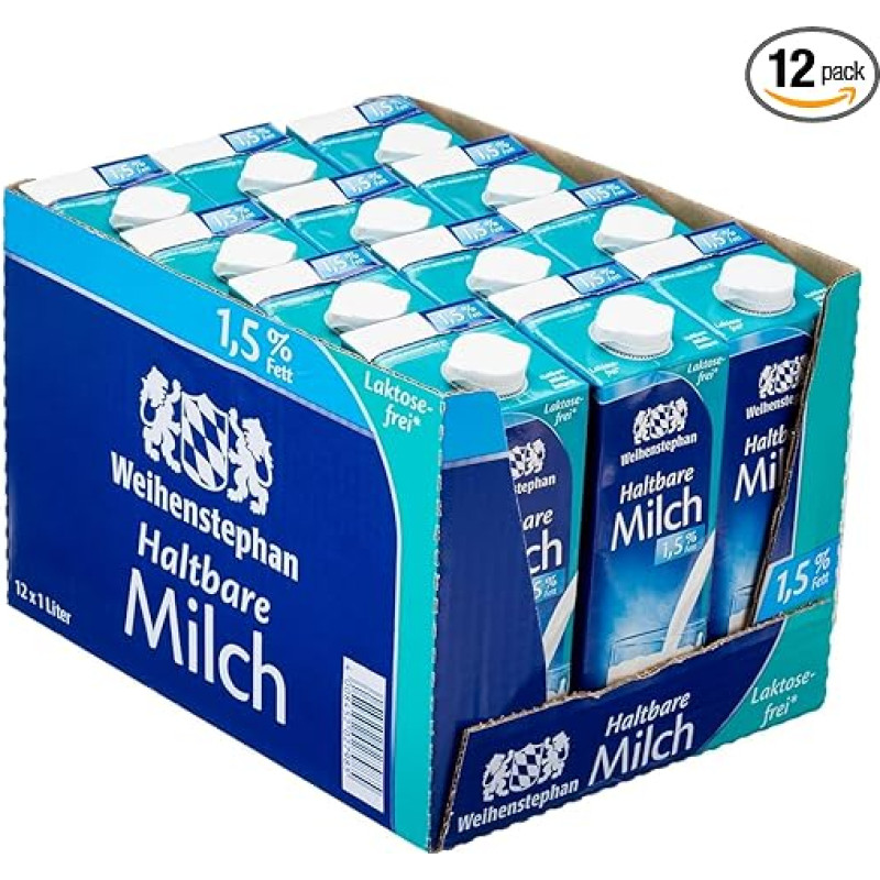 With Pufai - Durable Milk 1.5% Fat 1000 ml x 512 Pieces