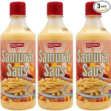 With Pufai Grocery, Ercimex Samurai Sauce 500 ml x 3 Pieces
