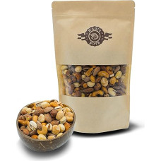 Magic Nuts Premium Nut Mix, Roasted and Salted Mixed Nuts, Student Feed, Macadamias, Almonds, Cashew Kernels, Pistachios, Hazelnuts (500g & 1kg) (1)