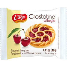 Gastone Lago Crostatine Cherry Jam Tarts, 40 g, 6 Stück (Kirsche)