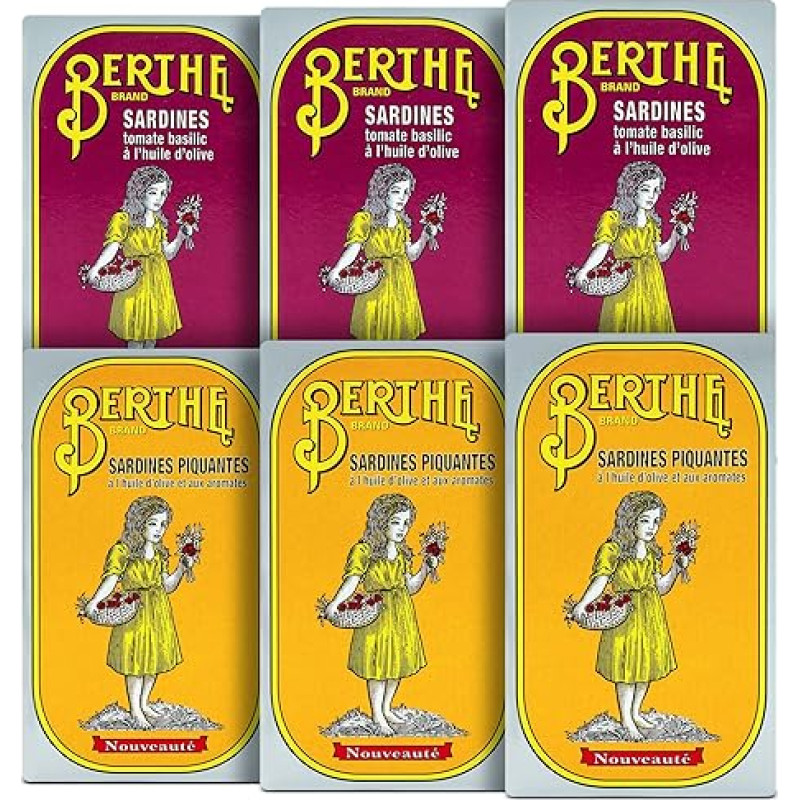 Sardinių rinkinys | 6 x 125 g | Berthe | Ramirez | Portugalija