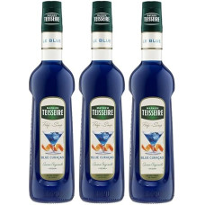 Mathieu Teisseire Drink Syrup Blue Curacao 0.7 L - Cocktails (Pack of 3)