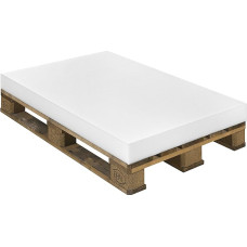 sleepling Foam Cut for Pallet Cushions 120 x 80 x 10 cm, Foam, Foam Padding, Foam Mat, Foam Board, Cushion Mattress (RG 19 kg)