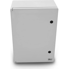 Control Cabinet IP65 300 x 400 x 165 mm with Galvanised Mounting Plate and Locking Industrial Housing Door with All-Round Seal Empty Housing ABS Plastic Empty Cabinet ARLI 300 x 400 x 170 30 x 40 x
