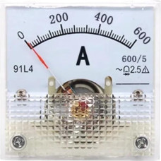 EBGAZSPD 91L4 kintamosios srovės ampermetras Analoginis ampermetras Gauge Rechteck skydo matuoklis Stromo testeris 1A / 2A / 30A / 50A / 100A Ampermetras (50 5A)