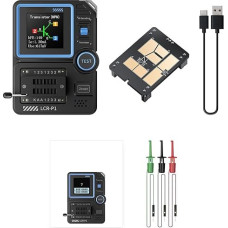 LCR-P1 Tranzistorių testeris Daugiafunkcinis TFT tranzistorių testeris, skirtas diodų triodams, kondensatoriams, rezistoriams, LCR, ESR, NPN, PNP, MOSFET
