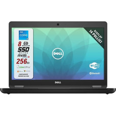 Dell Latitude 5480 14 Inch HD Intel Core i5 256GB SSD Hard Drive 8GB Memory Windows 10 Pro Webcam Business Notebook Laptop (Refurbished)
