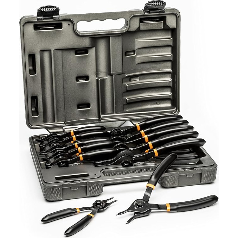 GEARWRENCH 3495 Konvertuojamų replės su fiksuotu antgaliu (12 dalių)