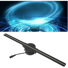 3D Hologram Fan, 16.5 Inch 2000 x 224 WiFi 3D Projector with 224 LED Light Beads, Holographic LED Ceiling Light for Commercial Display 100-240V