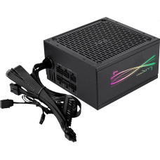 Aerocool LUXPRORGB850M, Semi-Modular RGB 850W Power Supply, 80Plus Bronze +88%, Japanese Capacitors, APFC 14 cm FDB Fan, ATX 3.0 and PCIe 5.0, ARGB Compatible, Black