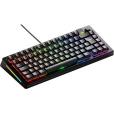 Glorious Gaming GMMK 3 PRO: Anpassbare mechanische Tastatur, TKL 75 %, Aluminiumgehäuse & Dichtungssystem, Hot-Swap (MX-Schalter), Schalldämmung, angepasste Tastenkappen, Deutsche QWERTZ - Schwarz