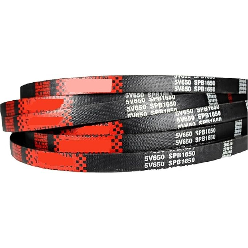 BADIKA Keilriemen 1 Stück S+P+B/5V Typ SP+B3238~3700 mm Hartdraht-Gummiantrieb, Teilungslänge, Umfang, industrielle Übertragung, landwirtschaftliche Maschinen, V-Riemen(SPB3675mm Lw)