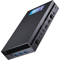 MeLE Overclock X5 Mini PC Dual LAN i5 Processors i5-12450H (up to 4.4GHz) Micro PC Dual Channel 32GB DDR4 1TB ROM Small Desktop Computer Four Screens Display, HDMI2.0+DP1.4, 2.4G & 5G WiFi, BT5.2