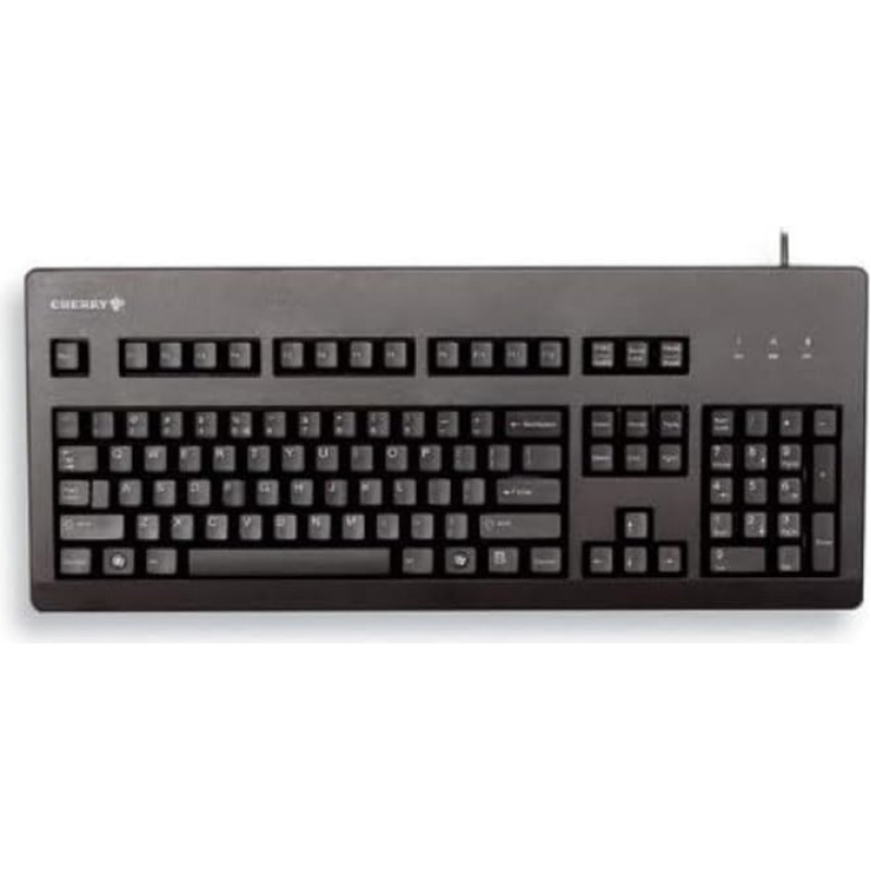 CHERRY G80-3000 USB/PS2 English Mechanical Keyboard with Black MX Switches