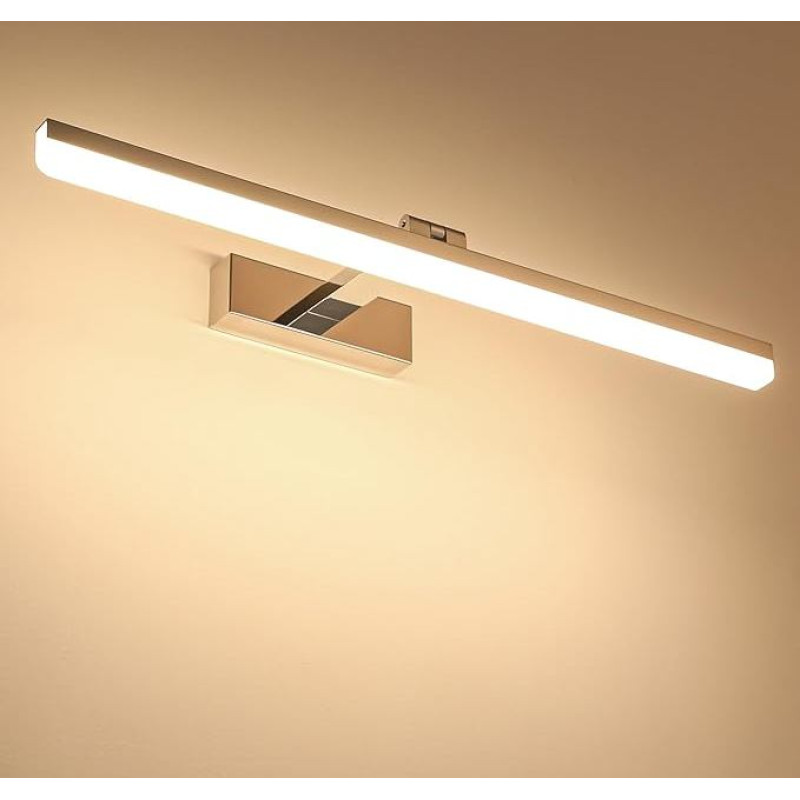 LED Mirror Light Bathroom 18 W Modern Acrylic Wall Light Chrome Finish Vanity Lighting Lights Indoor 4000 K 220 V 60 cm Long