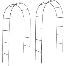 ESTEXO Rožių arka 2 vnt. 240 cm metalinių rožių grotelių arka