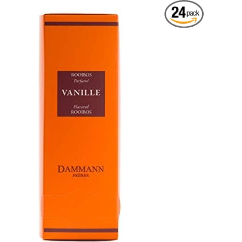 Dammann Freres Tee - Rooibos VANILLA Tee - 24 kristaliniai arbatos maišeliai