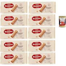 Forno Bonomi Sfogliatine Glassate, sausainiai, sausainiai, sluoksniuotos tešlos gaminiai su cukraus glazūra, 10 x 200 g + Itališka gurmaniška Polpa 400 g