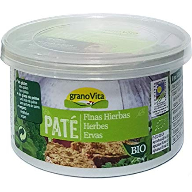 Granovita Pate Finas Hierbas Girasol Organic 125 g