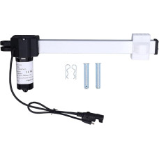 Stebulės linijinis aktyvatorius, nuolatinės srovės 29 V 230 mm elektriniai rekursoriai su tvirtinimo spaustuku, 1000N maksimali apkrova Elektrinis linijinis teleskopinis variklis Sofos pakėlimo kėdės variklis Nuolatinės srovės variklis, skirtas elektrinei