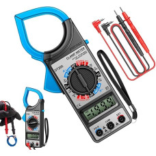 AMP Clamp Multimeter | Multimetras -Testeris, LCD ekranas -Detektor mit Kieferelektrikernwerkzeugen für Automobil-, Industrie-, Home -AC -DC -Stromspannung