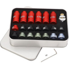 23 dalių aliuminio lydinio aliuminio matuoklių rinkinys, 23 dalių aliuminio lydinio tarpų matavimo įrankis su lizdų rinkiniu, skirtas .17-45 kalibro kroviniams perpilti