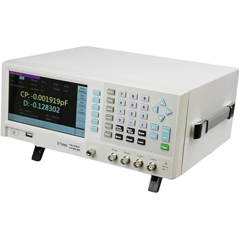 Präzisions-LCR-Messgerät, 10Hz-1MHZ LCR Tisch Digitale Brücke Desktop LCR Tester Meter Kapazität Widerstand Impedanz Induktivität Messen Labor-LCR-Ausrüstung(ET3501)