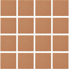 Pack of 16 Self-Adhesive Cork Mats, Cork, 1 mm Thick Cork Plates, Rectangular Self-Adhesive for Coasters, Table Decoration, Wall Decoration, DIY Cork Coasters, Sheets, Backing, Coasters, Square, Corks