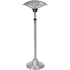 Einhell Electric Patio Heater Terrace Heater NHH 2100 2100 Watt, 3 Heat Settings, Telescopic Tube Made of Stainless Steel, Adjustable Up To 210 Cm, soft)