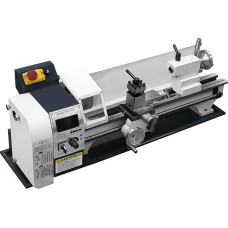 Metalldrehmaschine 220MMx500MM Mini-Tisch-Metalldrehmaschine 1500W Drehmaschine Tischdrehmaschine Bürstenlose Drehmaschine Variable Drehzahl 0-2500RPM für Metallbearbeitung Metal Lathe