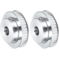 šaltinių žemėlapis Užkardos, aliuminis, XL40 Zähne, 14 mm Bohrung für 10 mm breite Riemen, 3D-Drucker, CNC-Maschinen, Industrie, 2 Stück