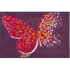 wash+dry Papallona Doormat 50 x 75 cm Washable for Indoor and Outdoor Use