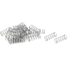sourcingmap 0.3mmx4mmx10mm 304 Stainless Steel Compression Springs Silver Tone 20pcs