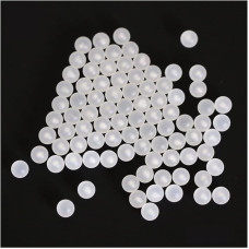 6 mm polipropileno (PP) kugelis iš masyvaus plastiko, skirtas kugeliui ir lageriui (100 vnt.)