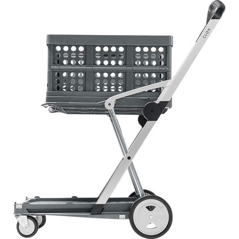 CLAX® Special Edition Grey | Travel Table | Picking Trolley | Shopping Trolley | Includes Folding Box