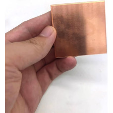 WUDOLI flaches Blech C17200 Bronzefolienplatte, Schnitzerei, Dekoration, Kunsthandwerk for Gravieren von Hobbys, dekoratives Metallblech quadratische Materialien (Dydis : 0.2x200x200mm 1pc)