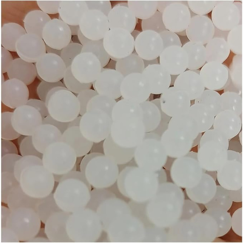 WUUKEPSG 10pcs Diameter 2/2.5/3/3.5/4/5/5.5/6/6.5-20mm White Round Solid Silicone Ball Sealing Silicone Ball Industrial DIY Parts/3.0mm