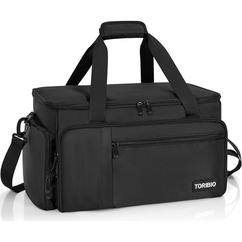 Professional Hairdressing Bag, Portable Hairdressing Storage Bag with Multiple Pockets, Hairdresser Bag with Adjustable Dividers for Hairdresser Accessories, Suitable for Hairdresser, Makeup Artist,