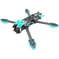 KENANLAN Quadcopter rėmo rinkinys, FPV lenktynių drono rėmas, profesionalus 225 mm ratų bazė, anglies pluošto Quadcopter rėmas, skirtas RC dronų priedams (mėlynas)