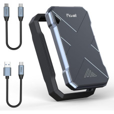 Fikwot FP90 External SSD 1TB Portable SSD Up to 2050MB/s USB 3.2 Gen2x2 Rugged IP68 External Solid State Drives Compatible with Cameras, iPhone 15, Mac and Other Devices