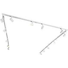 QAZQA - Šiuolaikinės bėgių sistemos komplektas I prožektorius I lubų prožektorius I lubų prožektorius I prožektorius I prožektorius baltas su 14 prožektorių I prožektorius I lubų prožektorius I prožektorius I šviestuvas I šviestuvas I šviestuvas 1-fazis