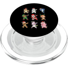 Weihnachtsmann-Crew, Herren, Kinder, Jungen, Weihnachtsbaum-Lichter PopSockets PopGrip für MagSafe