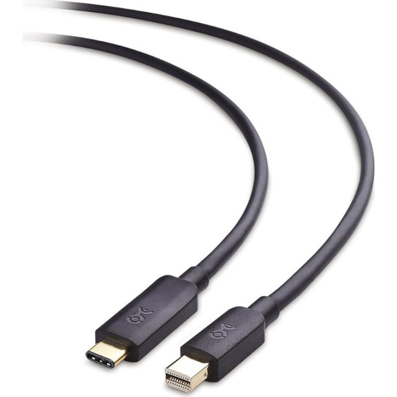 Cable Matters [Video Only] Bi-directional Mini DisplayPort to USB C Cable 1.8 m (USB C to Mini DisplayPort Cable) Supports 4K 60Hz - Not Compatible with USB C or Thunderbolt Memory, Hard Drive