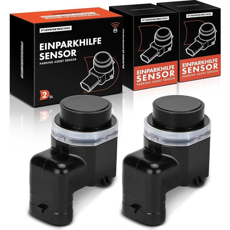 Frankberg 2 x Parking Sensor Parking Aid Front Rear Compatible with X3 E83 2.0L-3.0L 2006-2011 PDC Parking Sensor X5 E70 3.0L-4.8L 2006-2013 X6 E71 E72 3.0L 4.4L 2008-2013 4 Replace# 66209139868