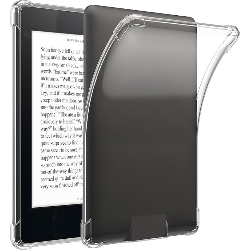 kwmobile Hülle kompatibel mit Amazon Kindle Paperwhite Case - eReader Cover - TPU Case Schutzhülle - flexibel und leicht - Transparent