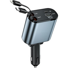 Ištraukiamas automobilinis įkroviklis, 